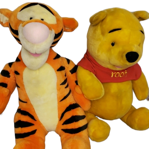Disney Other - ❌2 Working Talking Tigger and Pooh Vintage Plushies